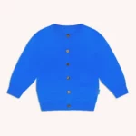 Sweter dziecięcy z wełny merino niebieski